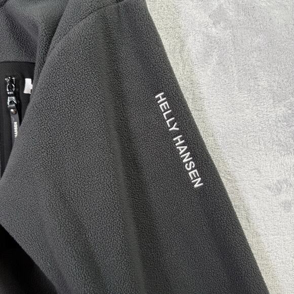 Helly Hansen Fleece Jacket Women's Large**(see measurements, missing tag) Grey - Picture 9 of 16